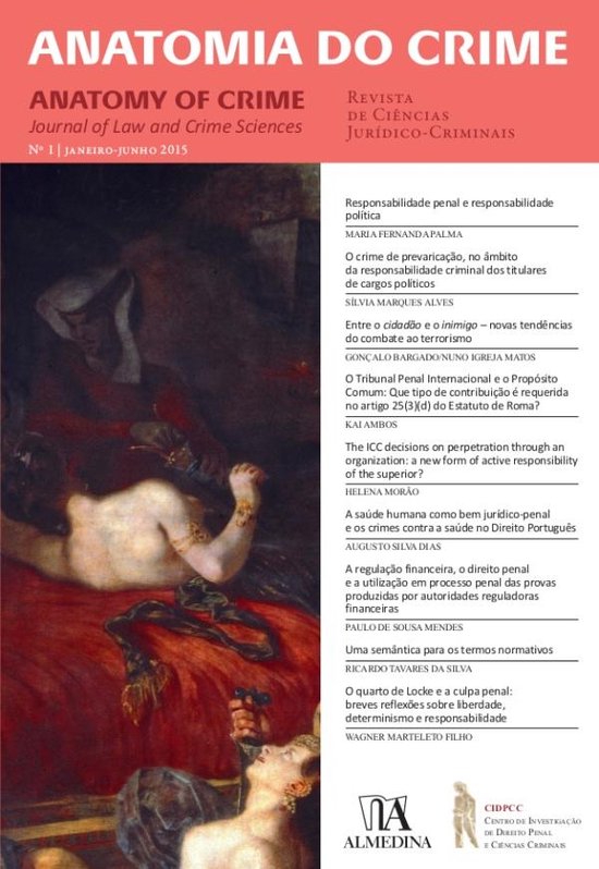 Anatomia do Crime n.º 1 - 2015 - cover