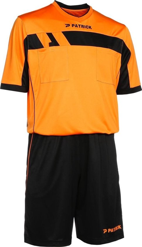 Scheidsrechter outfit Patrick - oranje - lange mouwen - Maat S | bol.com