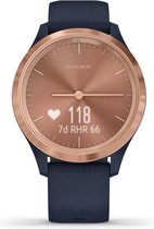 Garmin Vivomove 3S Hybrid Smartwatch - Echte wijzers - Verborgen touchscreen - Connected GPS - Gold/Blue