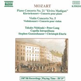 Mozart: Piano Concerto No 21, Violin Concerto No 5