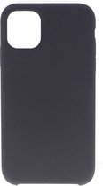 Shop4 - iPhone 11 Pro Hoesje - Zachte Back Case Mat Zwart