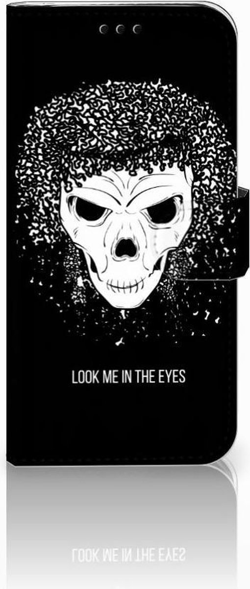 Telefoonhoesje met Naam Samsung Galaxy J5 2017 Skull Hair