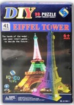 Mooie 3d puzzel met licht Eiffeltoren