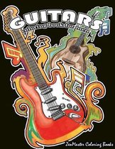 Guitars Coloring Book for Men