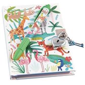 Floss & Rock Jungle - agenda avec stylo parfum - 10 x 15 cm - Multi