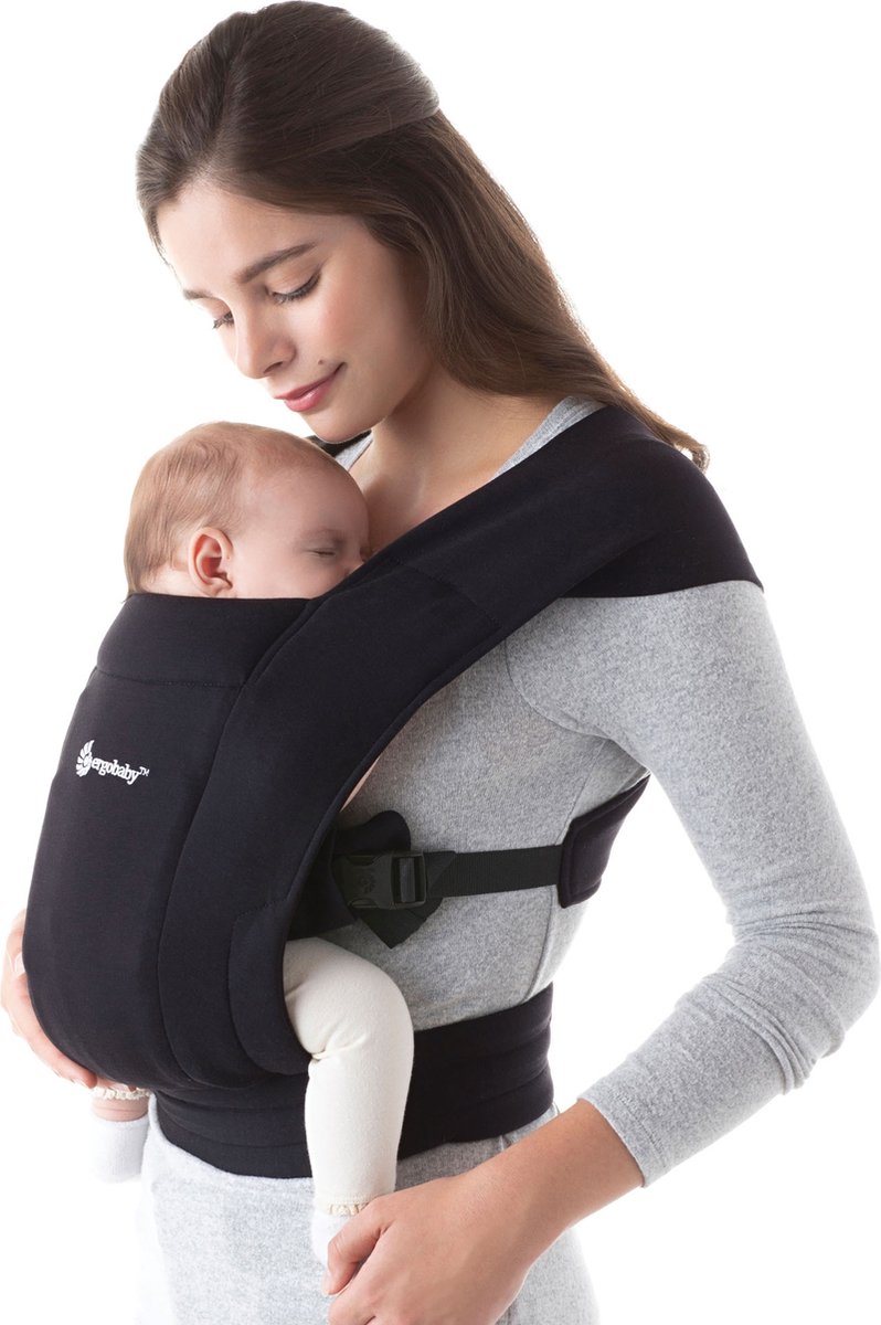 Bol.com Ergobaby Embrace Draagzak Baby - Pure Black aanbieding