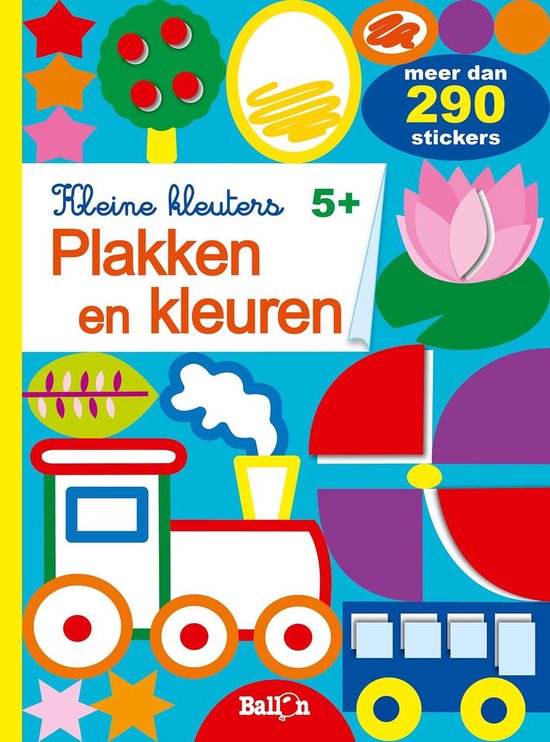 Plakken en kleuren 5+ - cover