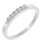 Orphelia RD-33219/1/55 - Ring - Witgoud 18 Karaat - Diamant 0.50 ct