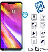 2 Stuks Screenprotector Tempered Glass Glazen Gehard Screen Protector 2.5D 9H (0.3mm) - LG G7 ThinQ