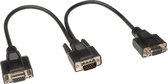 Tripp Lite P516-001-HR VGA kabel 0,3 m VGA (D-Sub) 2 x VGA (D-Sub) Zwart