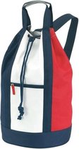 Duffel bag/plunjezak rood/wit/blauw 50 cm - Duffel tassen voor op reis