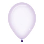 Ballonnen Crystal Pastel Lila - 5 stuks