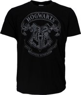 Harry Potter Hogwarts School Embleem T-Shirt Zwart