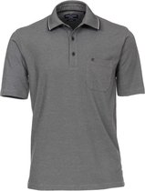 Casa Moda - Polo Donkergrijs - Regular-fit - Heren Poloshirt Maat XL