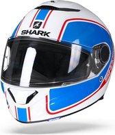 Shark Spartan 1.2 Priona Wbr Wit Blauw Rood Integraalhelm - Motorhelm - Maat XXL