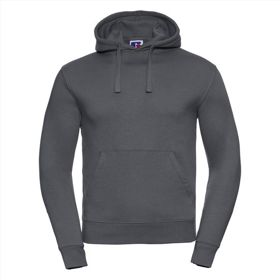 Russell Hoodie Donkergrijs Capuchon Regular Fit - S