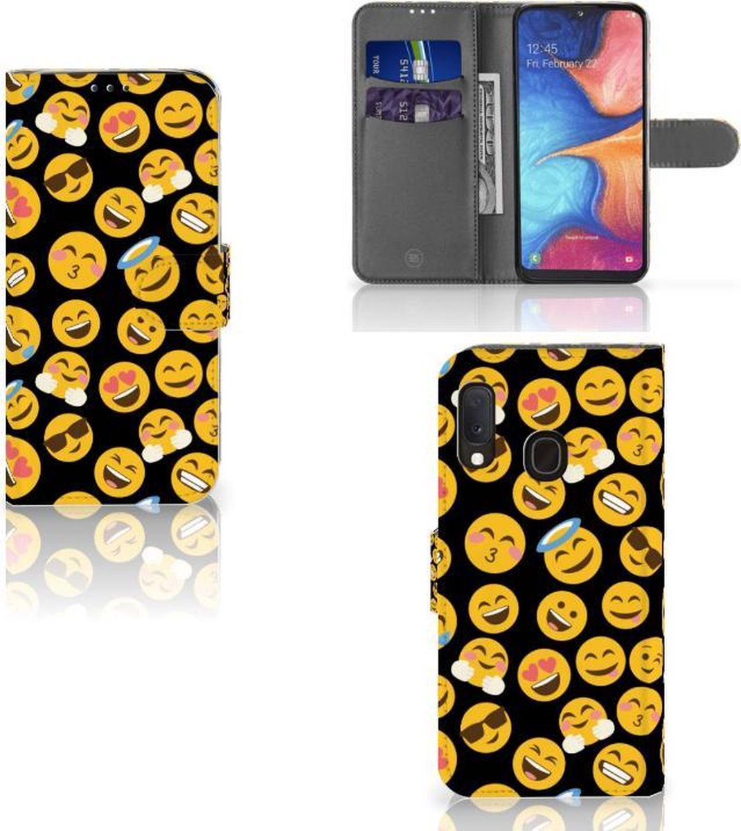 Samsung Galaxy A20e Telefoon Hoesje Emoji
