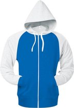 Kariban Baseball hooded vest - Blauw/Wit -S