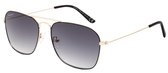 Polar Zonnebril Unisex Aviator Gepolariseerd Cat. 3 Rvs Zwart/goud