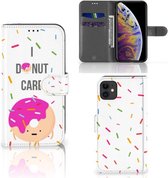 iPhone 11 Book Cover Donut Roze
