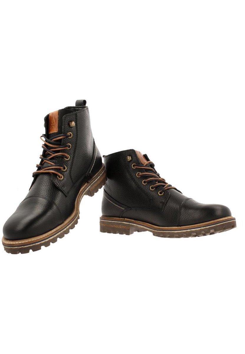 Gaastra Cape Mid heren veterboot - Zwart - Maat 43 | bol.com