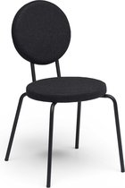 Puik Design - Option - Eetkamerstoel - Zwart - Round seat/Round Backrest