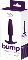 Vedo – Siliconen Anaal Plug met Vibratie en Geïntegreerd Geheugen Functie Oplaadbaar – 12.8 cm – Paars