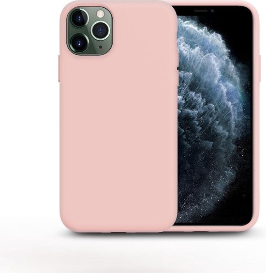Nano Silicone Back Hoesje Geschikt voor iPhone 11 Pro - Licht Roze