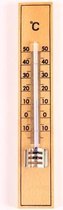 Houten Thermometer Bruin Mt 101002