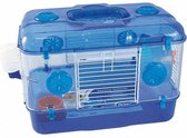Duvo+ Hamsterkooi Timmy one level - Blauw - 39 x 26 x 28cm