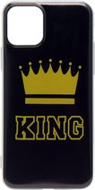 ADEL Siliconen Back Cover Softcase Hoesje Geschikt voor iPhone 11 Pro - King