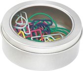 Paperclips In Blik Staal 20 Stuks Letters