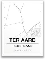 Poster/plattegrond TERAARD - 30x40cm