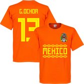 Mexico G. Ochoa 13 Team T-Shirt - Oranje - XXXL