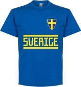 Zweden Team T-Shirt - Blauw - L