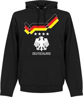 Duitsland 1990 Hooded Sweater - Zwart - L