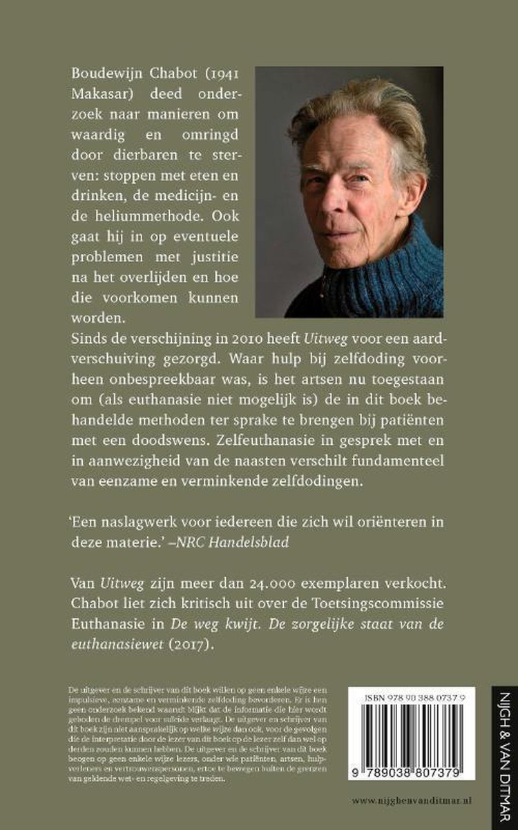 Uitweg - back cover