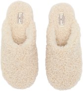 Hunkemöller Pantoffels Curly Fur Wit