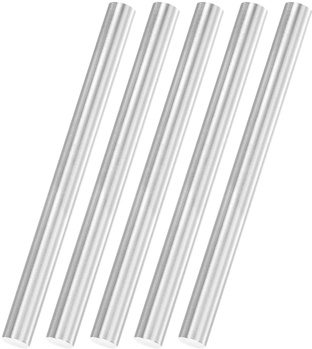 5 stuks rond staal, 7,9 mm x 100 mm SKD11 staal massieve metalen staaf ronde stalen staven, voor doe-het-zelf modelauto as transmissie boormachines saaie machine
