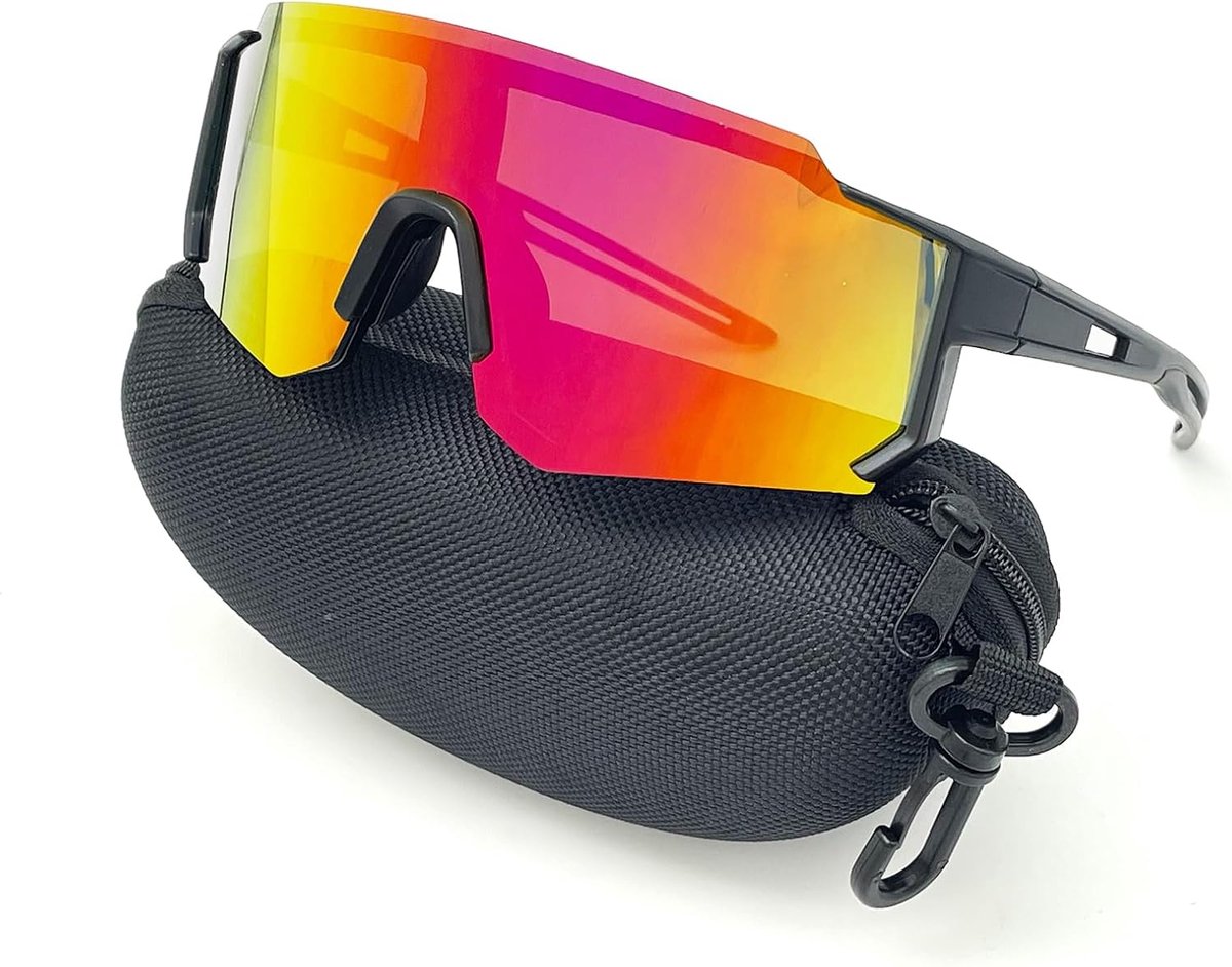 hardloopzonnebril, sport gepolariseerde zonnebril voor heren en dames, UV400-bescherming, sportzonnebril, voor outdoor, fiets, motorfiets, vissen, hardlopen, wandelen
