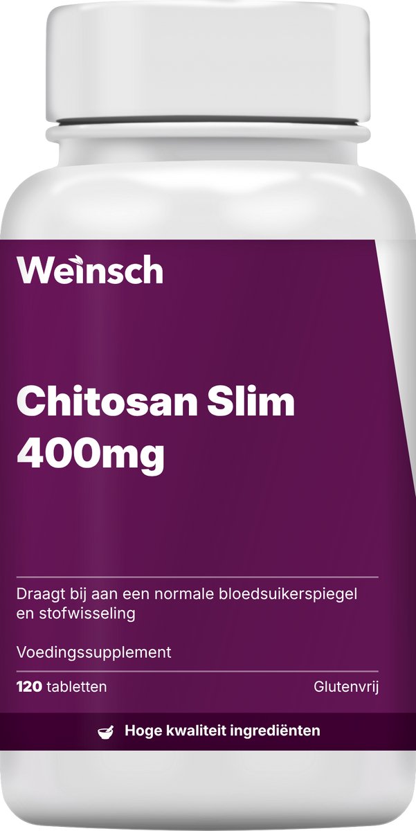 Weinsch Chitosan Slim 400mg | 780mg | 120 tabletten