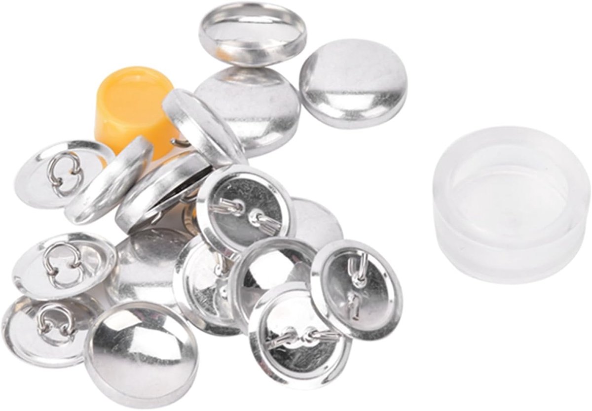 Knopen, set voor het maken van knopen, set met knoppen voor stoffen tas, ronde knoop, voor naaizakken om te knutselen (20 mm)