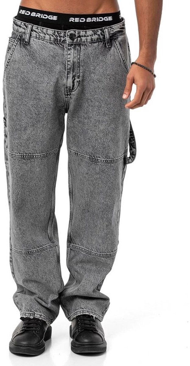 Baggy Jeans Heren Korte Broek Losse Pasvorm 100% Katoen