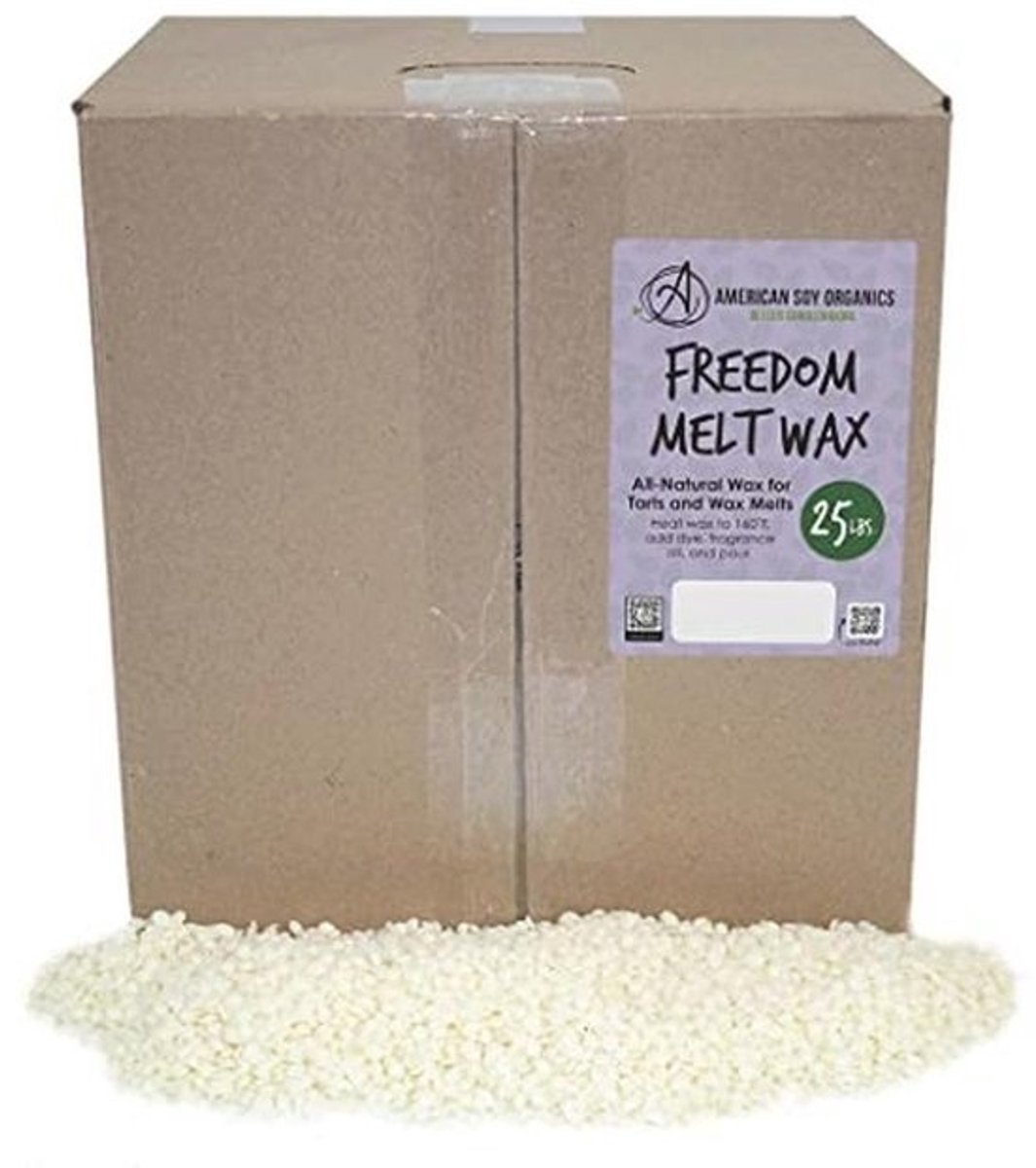 Sojawaskralen voor het maken van wasmelts - Natuurlijke benodigdheden voor kaarsen maken - Paraffinevrij en bijenwasvrij