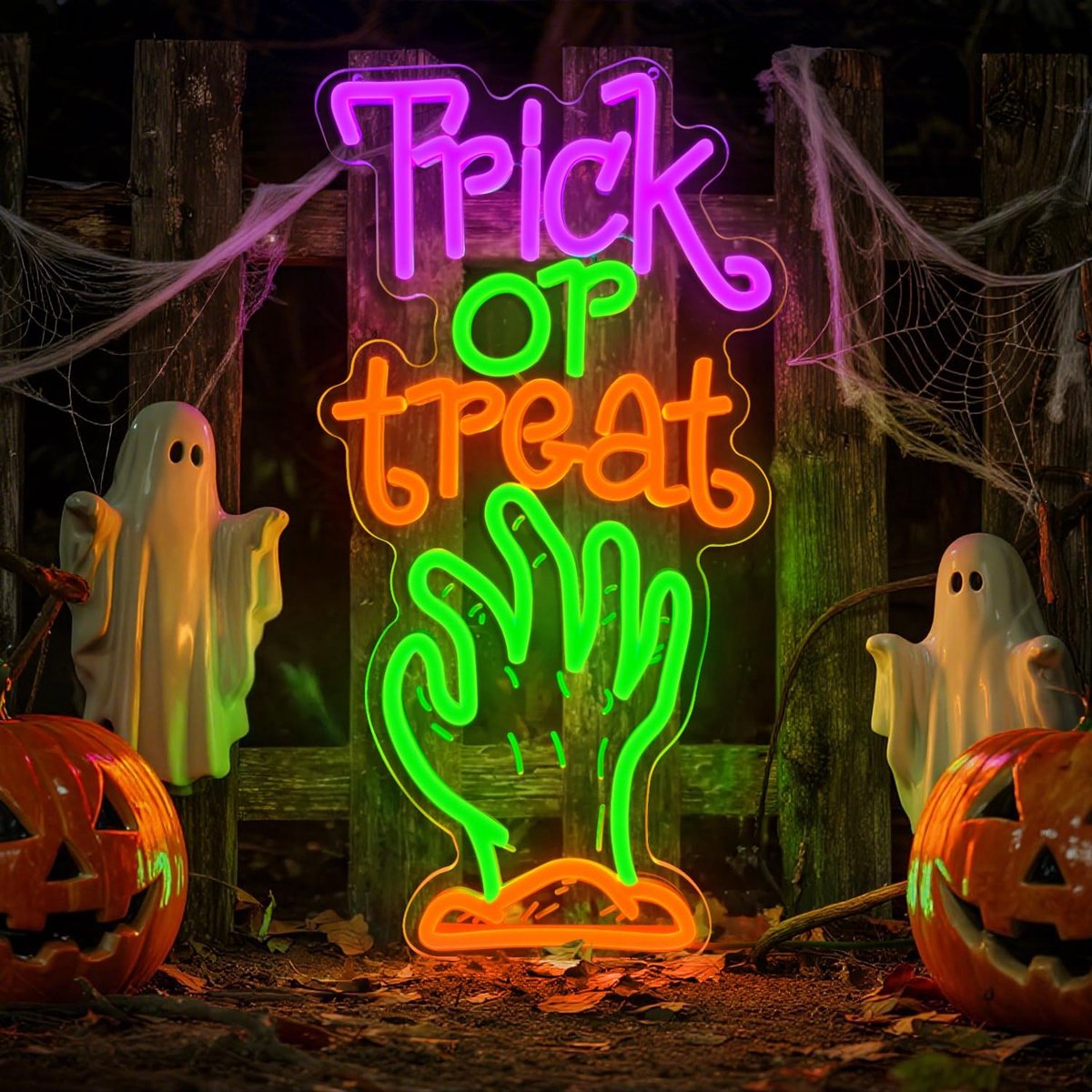 or Treat neonbord,USB Halloween LED-bord