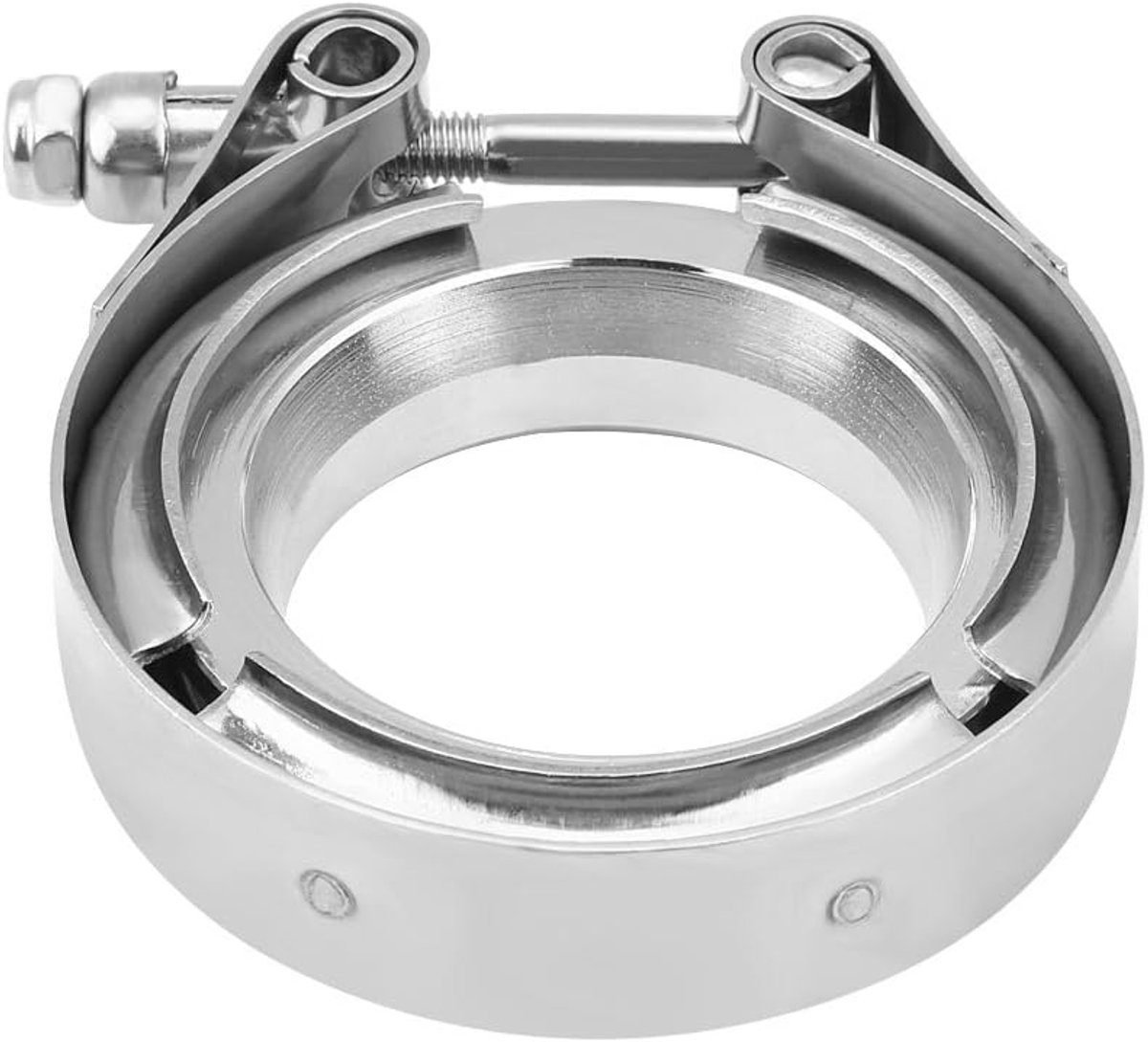 Dailygoods- V-band Klem Set - Roestvrij Staal - 2/2.5/3.5/4 Inch - Turbo/Uitlaat - Eenvoudige Installatie - Goede Afdichting - Uitlaatklem