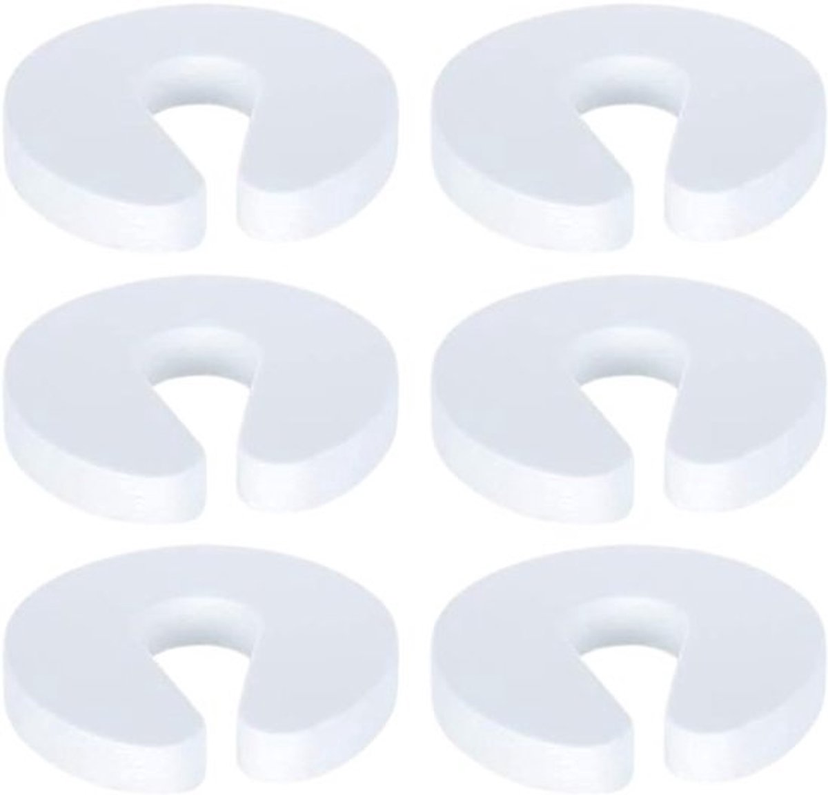 Set van 6 Kinderbeveiliging Deurstopper Klem Bescherming voor Deuren Deurbeveiliging Deurstopper Kindervinger Klem Bescherming Baby Schuim Kinderveiligheid Extra Brede Bescherming voor