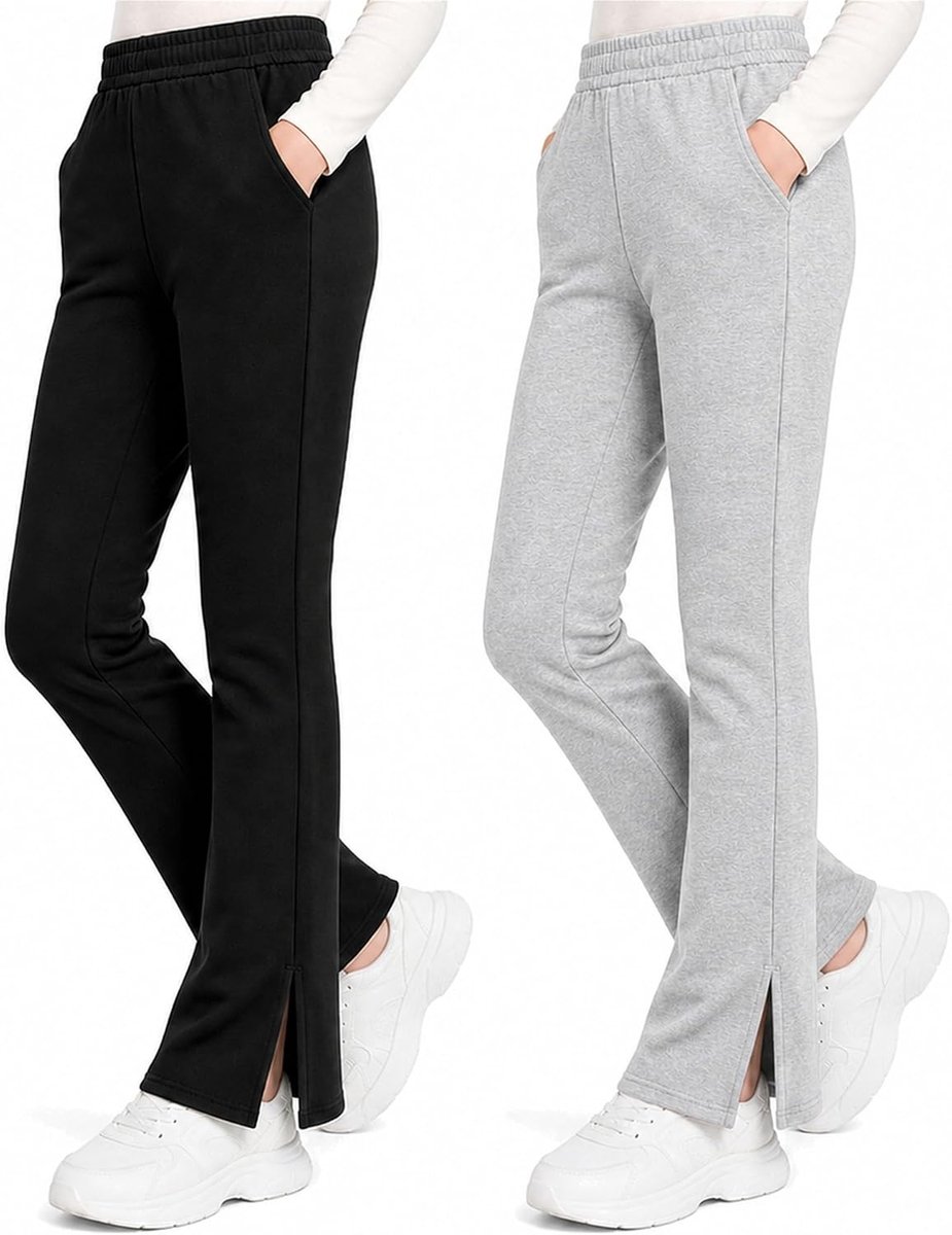 Leggings Meisjes 2-Pack Katoen Bootcut, 7-16 Jaar
