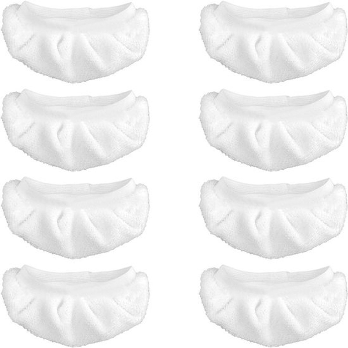 Microvezeldoeken - Stoomreiniger Doeken - Stoomreinigen - Ultrafijn Vezelmateriaal - 8 stuks - Wit