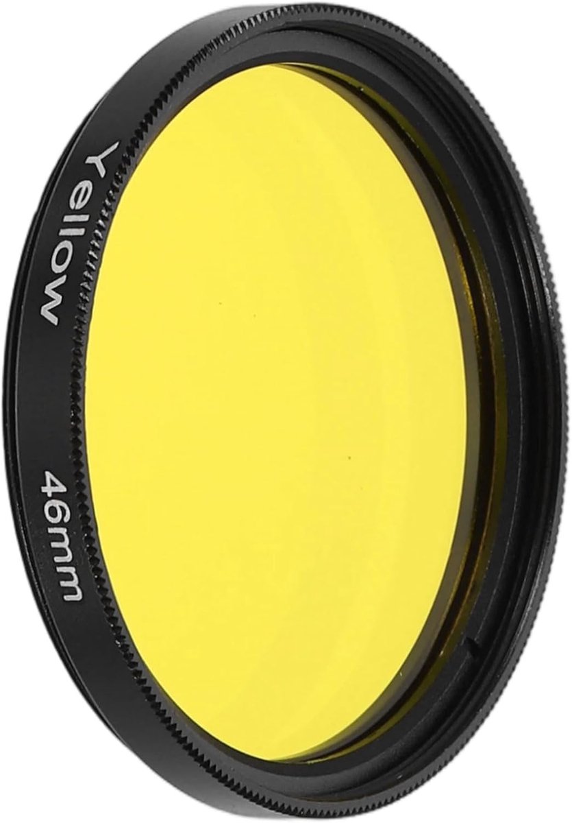 46 mm lensfilter volledige kleurenfilters kras optische hars cirkelvormige inschroefbare cameralens kleurcorrectie accessoires voor camera fotografie lens, geel
